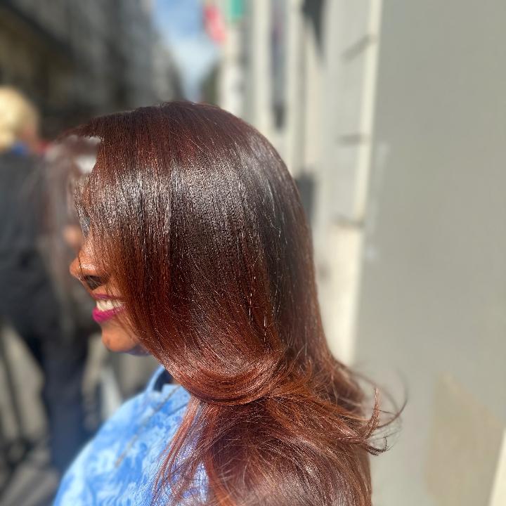 Couleur avec des nuances chaudes