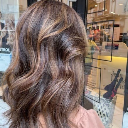 #BALAYAGE #COLORATION BRUNE #GLOSS #GHD #LOREAL #REDKEN