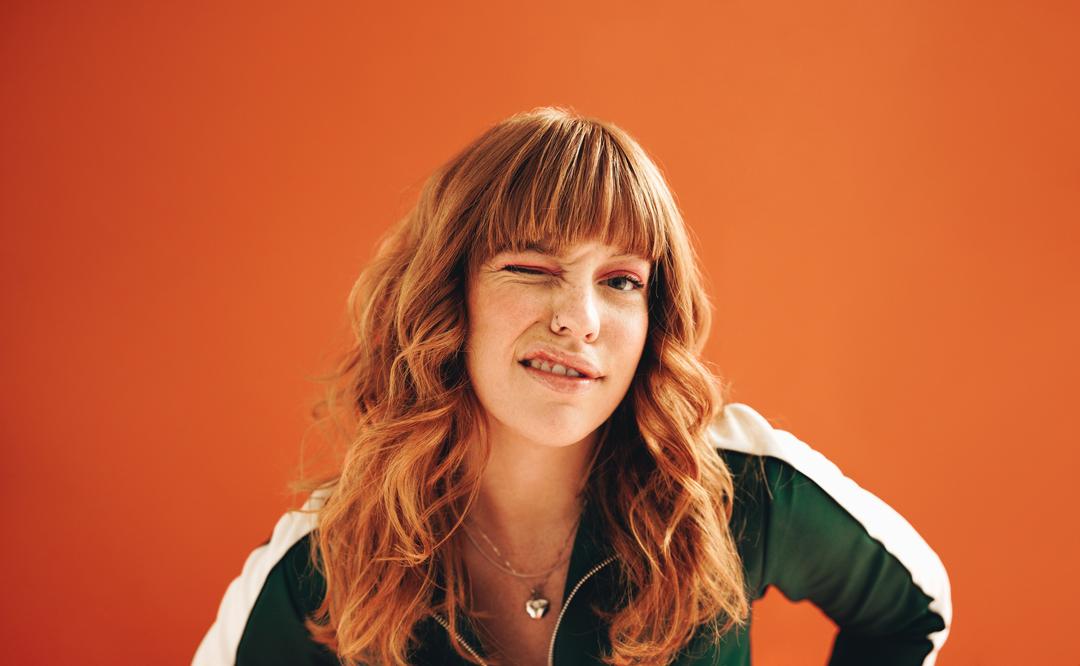 coupé longue dégradée avec une frange