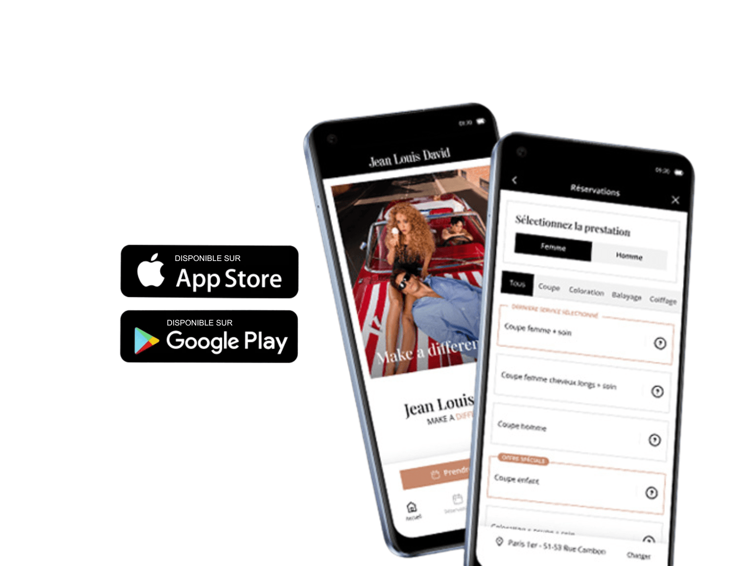 nouvelle application mobile