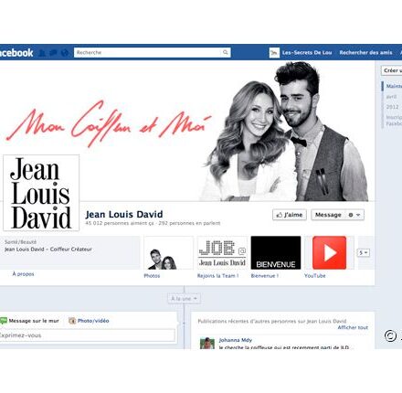 Rejoignez la Communauté Jean Louis David sur Facebook